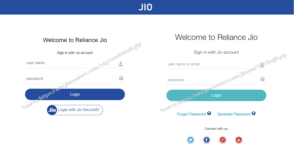 JIO SSO login How to change Jio SSO user ID or password